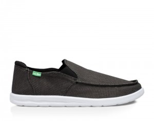 Men Sanuk Hi Five Shoes Black | ZWU071526