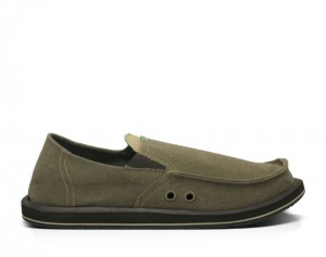 Men Sanuk Pick Pocket Sidewalk Surfers Brown | UAY720496