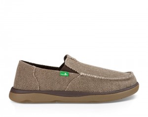 Men Sanuk Vagabond Tripper Shoes Brown | CAY423709