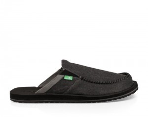 Men Sanuk You Got My Back III Slippers Dark Grey | GVB713694