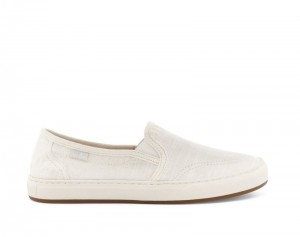 Women Sanuk Avery Hemp Vegan Sidewalk Surfers White | BGS365980