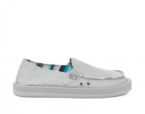 Women Sanuk Donna St Hemp Sidewalk Surfers Grey | MSR158469