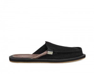 Women Sanuk You Got My Back Hemp Sandals Black | VXJ752894