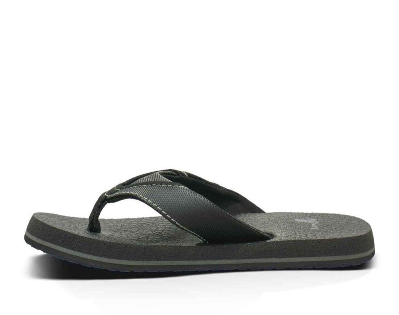 Kids' Sanuk Root Beer Cozy Sandals Black | CAD647591