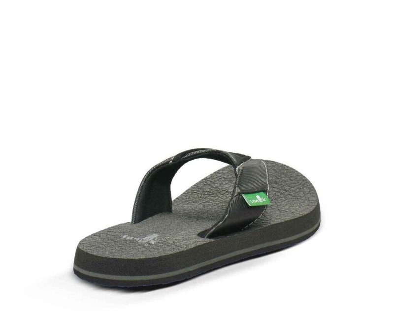 Kids' Sanuk Root Beer Cozy Sandals Black | CAD647591