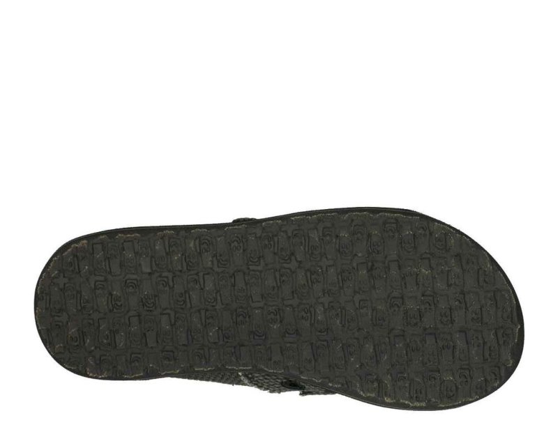 Kids' Sanuk Vagabond Sidewalk Surfers Black | ZGH738526