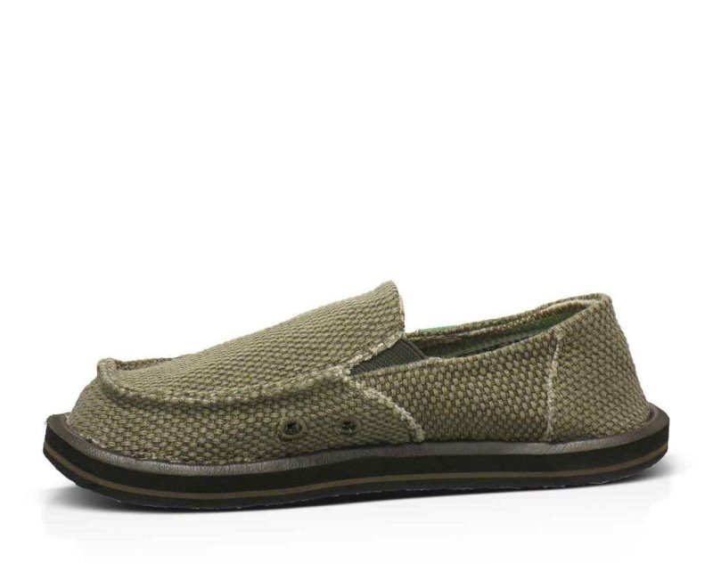 Kids' Sanuk Vagabond Sidewalk Surfers Brown | SQC673984