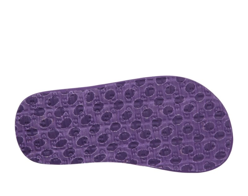 Kids' Sanuk Yoga Glitter Sandals Purple | BKM821435