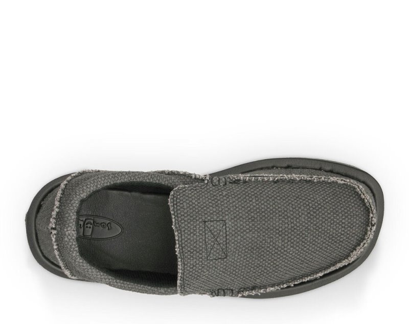 Men Sanuk Chiba Shoes Black | HWZ753280