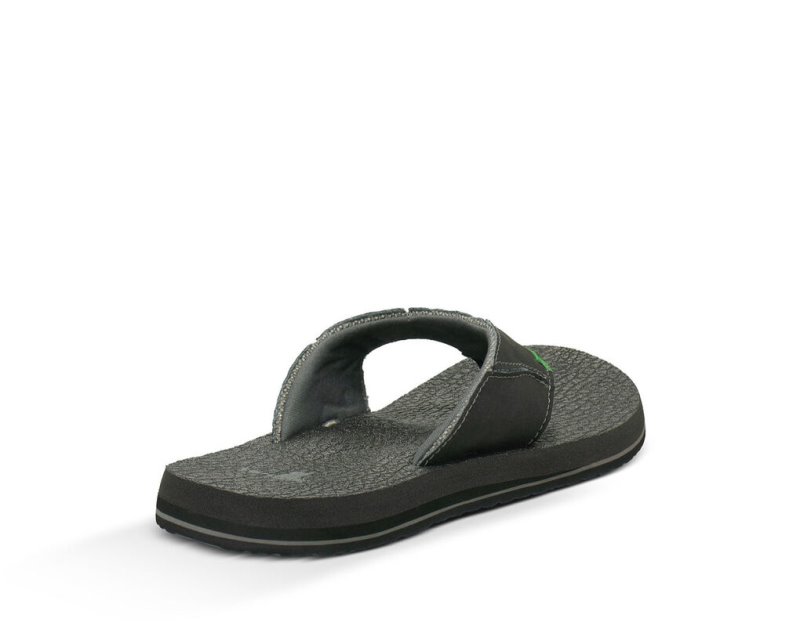 Men Sanuk Fault Line Flip Flops Grey | DAU416837