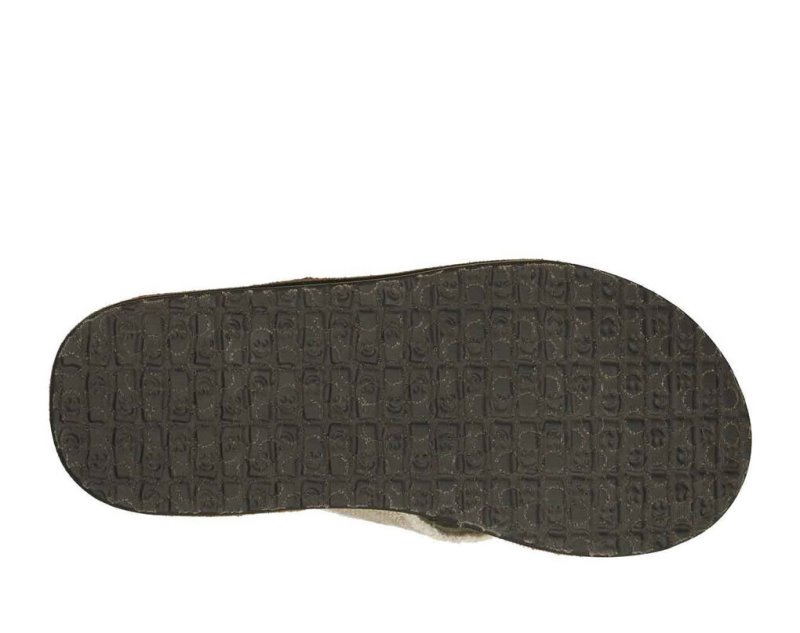 Men Sanuk Fraid Not Flip Flops Beige | BNU987602