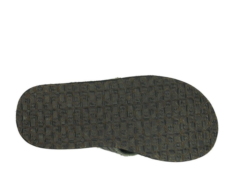 Men Sanuk Fraid Not Flip Flops Grey | NQJ923764