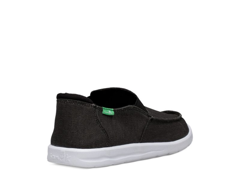 Men Sanuk Hi Five Shoes Black | ZWU071526