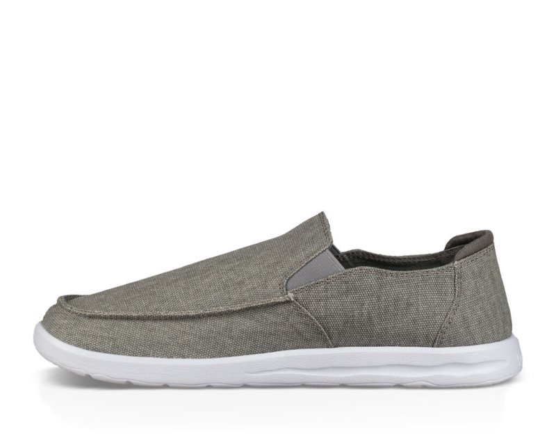 Men Sanuk Hi Five Shoes Grey | MQW109468