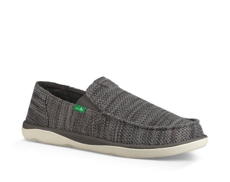 Men Sanuk Mesh Vagabond Tripper Shoes Grey | RAO105947