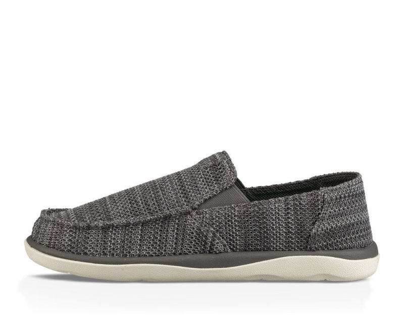 Men Sanuk Mesh Vagabond Tripper Shoes Grey | RAO105947