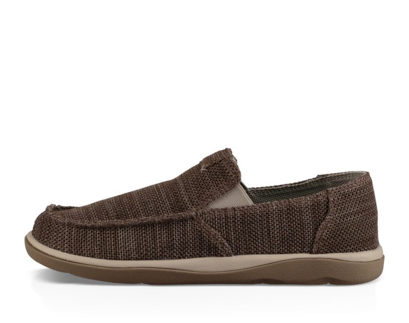 Men Sanuk Mesh Vagabond Tripper Shoes Khaki | XBA249630