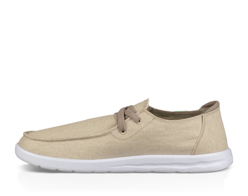 Men Sanuk Shaka Shoes Khaki | PYM519643