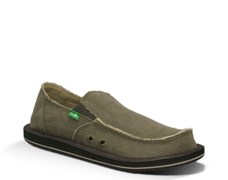 Men Sanuk Vagabond Shoes Brown | OBX695038