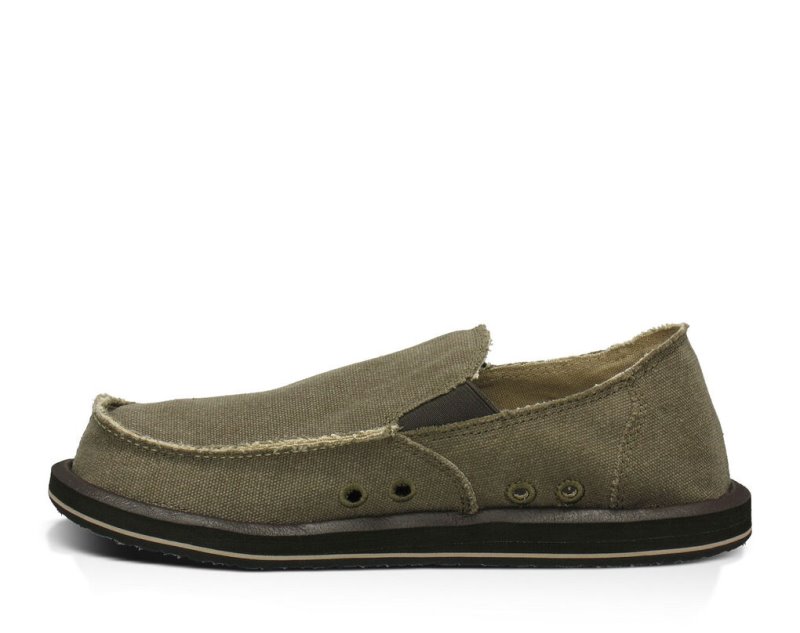 Men Sanuk Vagabond Shoes Brown | OBX695038