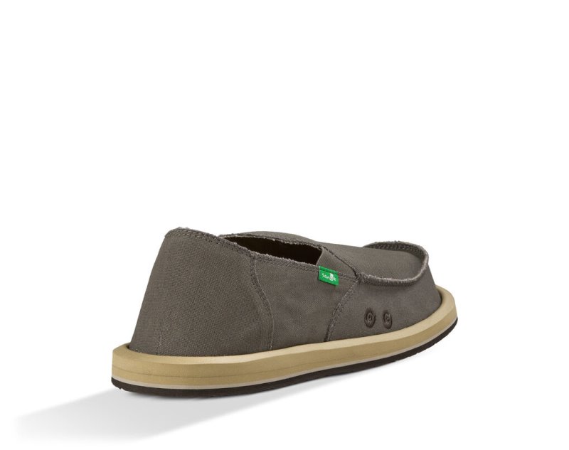 Men Sanuk Vagabond Shoes Khaki | THK216953