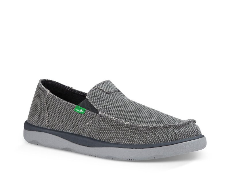 Men Sanuk Vagabond Tripper Shoes Grey | DPW052879