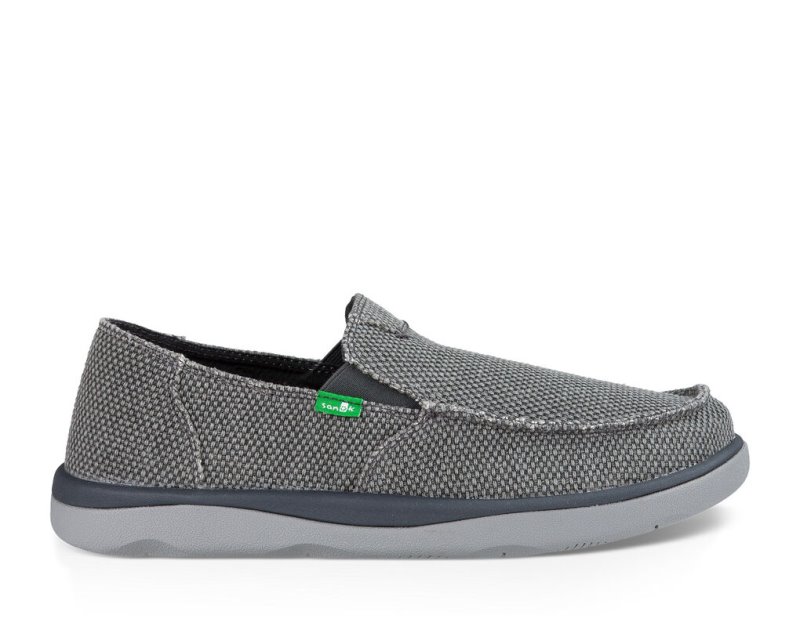 Men Sanuk Vagabond Tripper Sidewalk Surfers Grey | ILZ893240