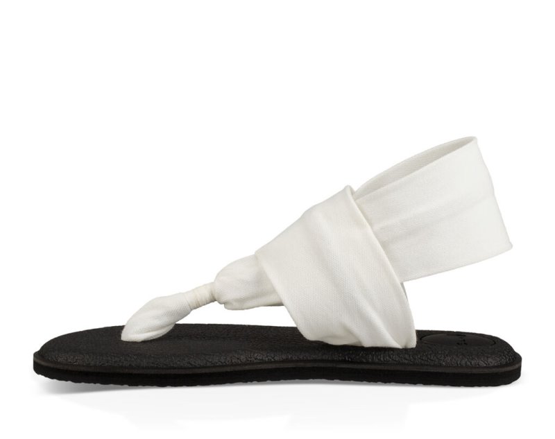 Women Sanuk 2 Sandals White | TCJ510869