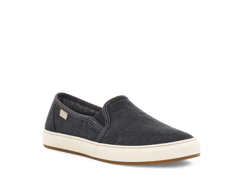 Women Sanuk Avery Hemp Vegan Sidewalk Surfers Black | OBF854196