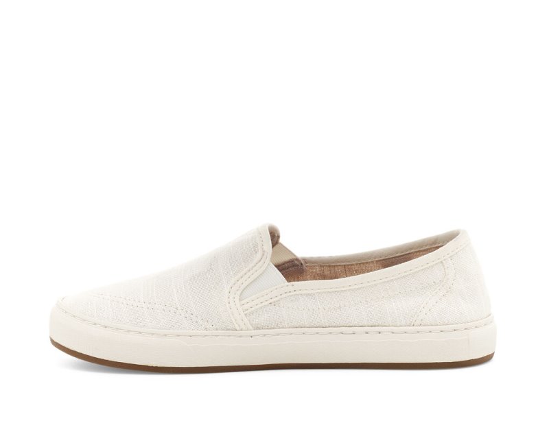 Women Sanuk Avery Hemp Vegan Slip On Shoes White | BCP158270