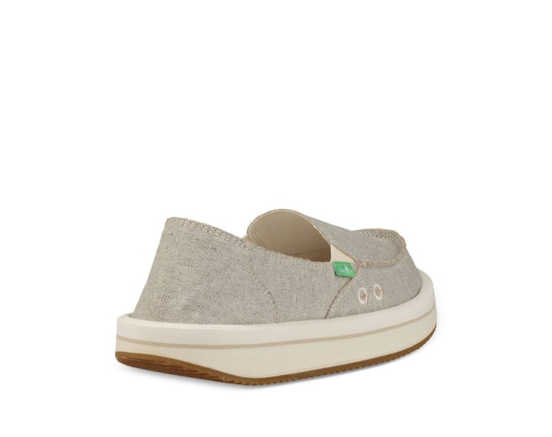 Women Sanuk Donna Rocker Sidewalk Surfers Beige | QJN685324