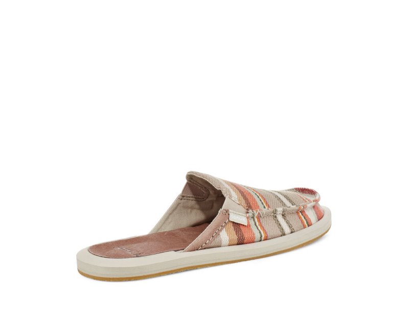 Women Sanuk You Got My Back Blanket Sustainable Slip On Sidewalk Surfers Brown | KAC170428