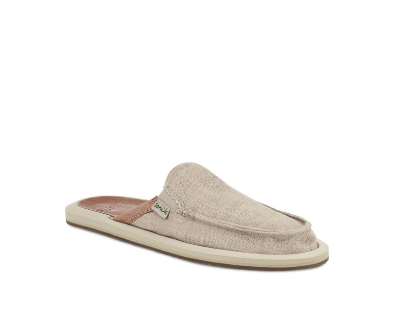 Women Sanuk You Got My Back Hemp Sidewalk Surfers Beige | FOR209435